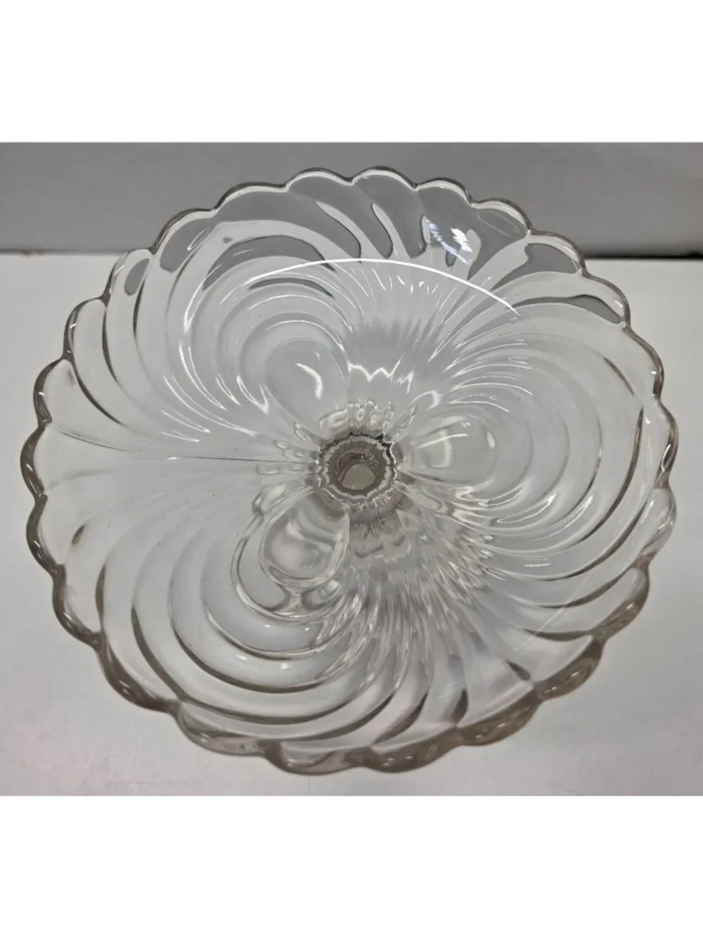 Cambridge Caprice Clear Glass Compote Comport Footed Dish 6
